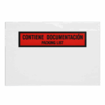 Sobre portadocumentos para packing list